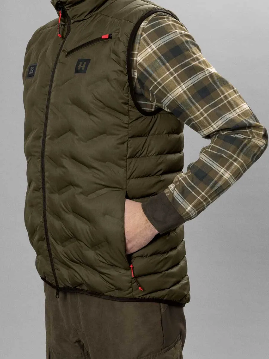 50% OFF - HARKILA Clim8 Insulated Heat Control Waistcoat - Mens - Willow Green - Size: MEDIUM