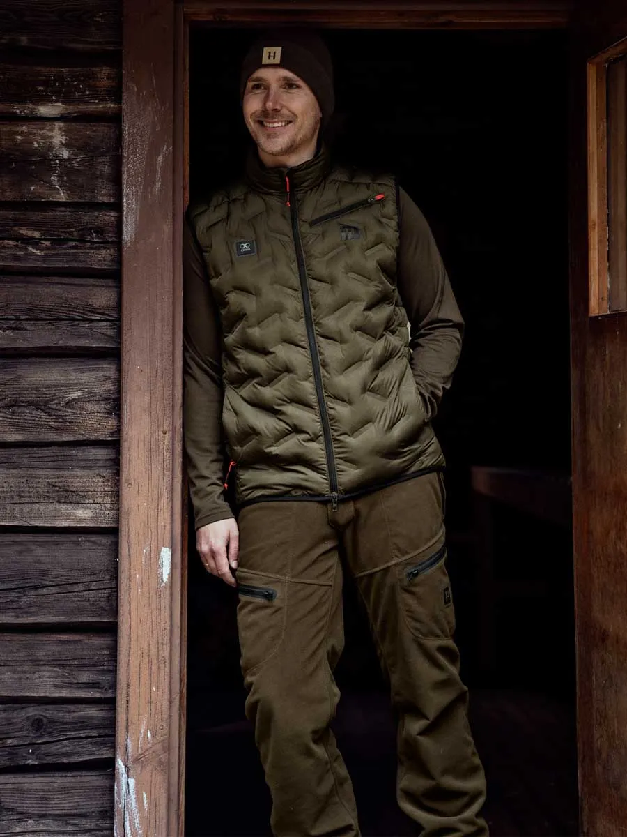 50% OFF - HARKILA Clim8 Insulated Heat Control Waistcoat - Mens - Willow Green - Size: MEDIUM