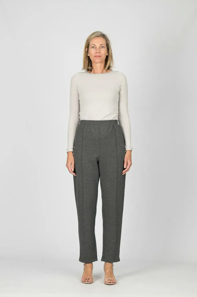 7/8 Fleece Pant By Renoma - Charcoal