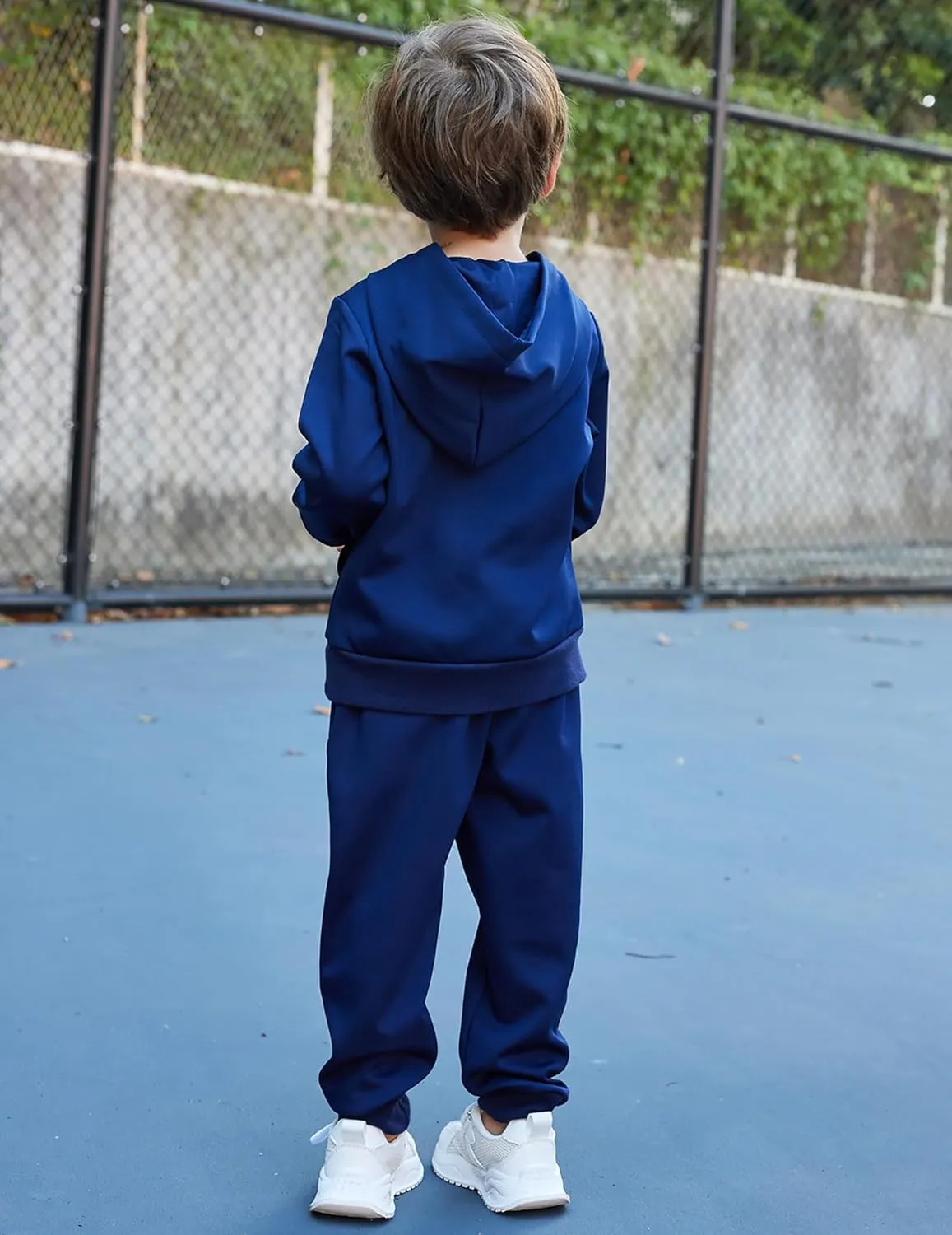 Arshiner 2 Piece Outfit Boys Pullover Hoodies Sweatshirt Suit For Kids Tracksuit Set