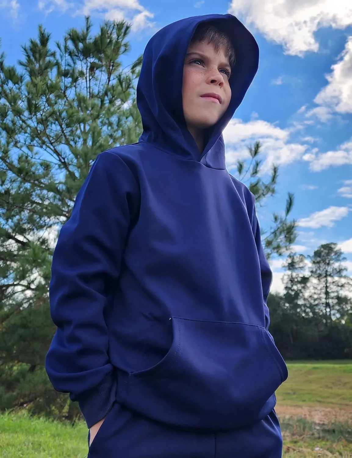 Arshiner 2 Piece Outfit Boys Pullover Hoodies Sweatshirt Suit For Kids Tracksuit Set