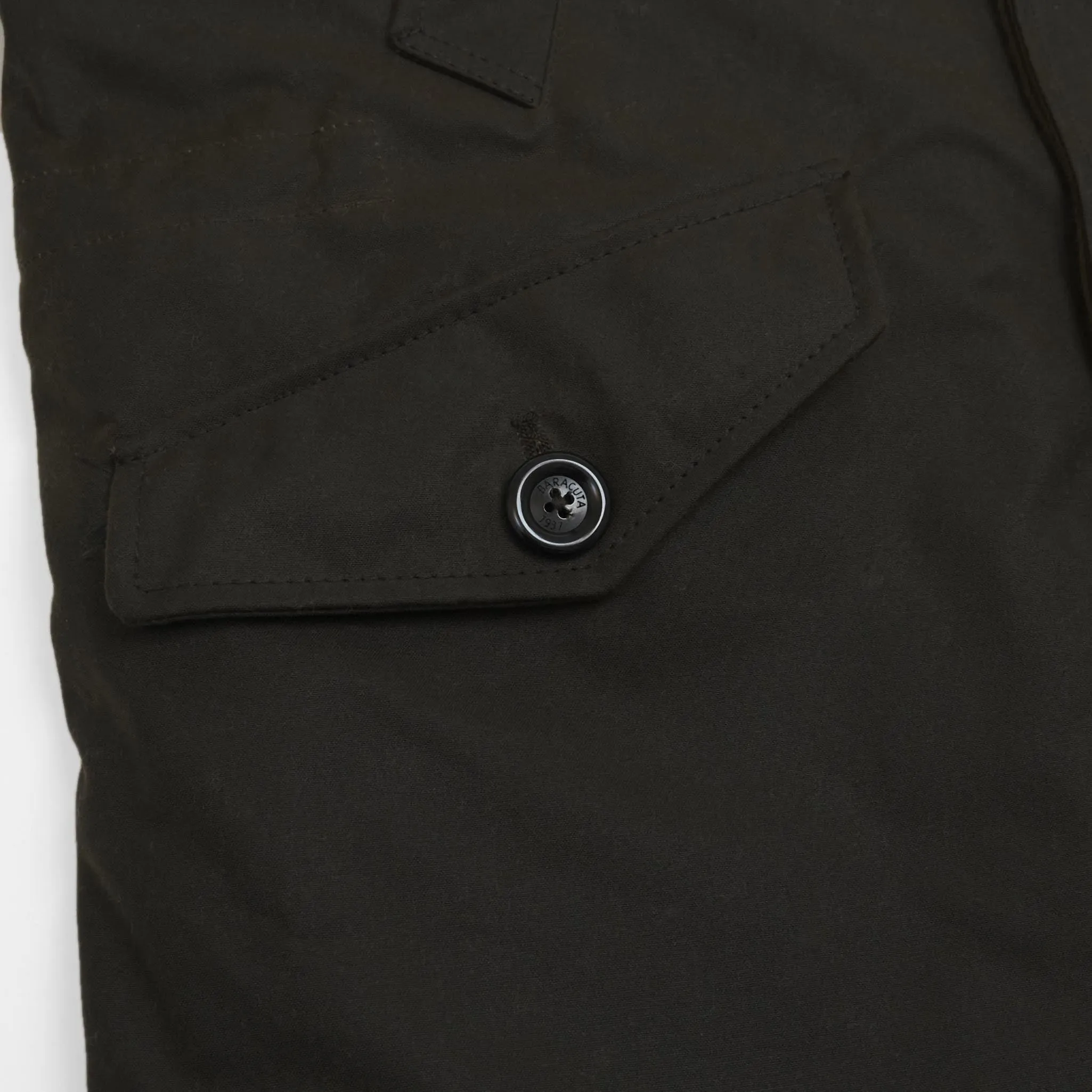 Baracuta Long Knott Waxed Cotton Parka