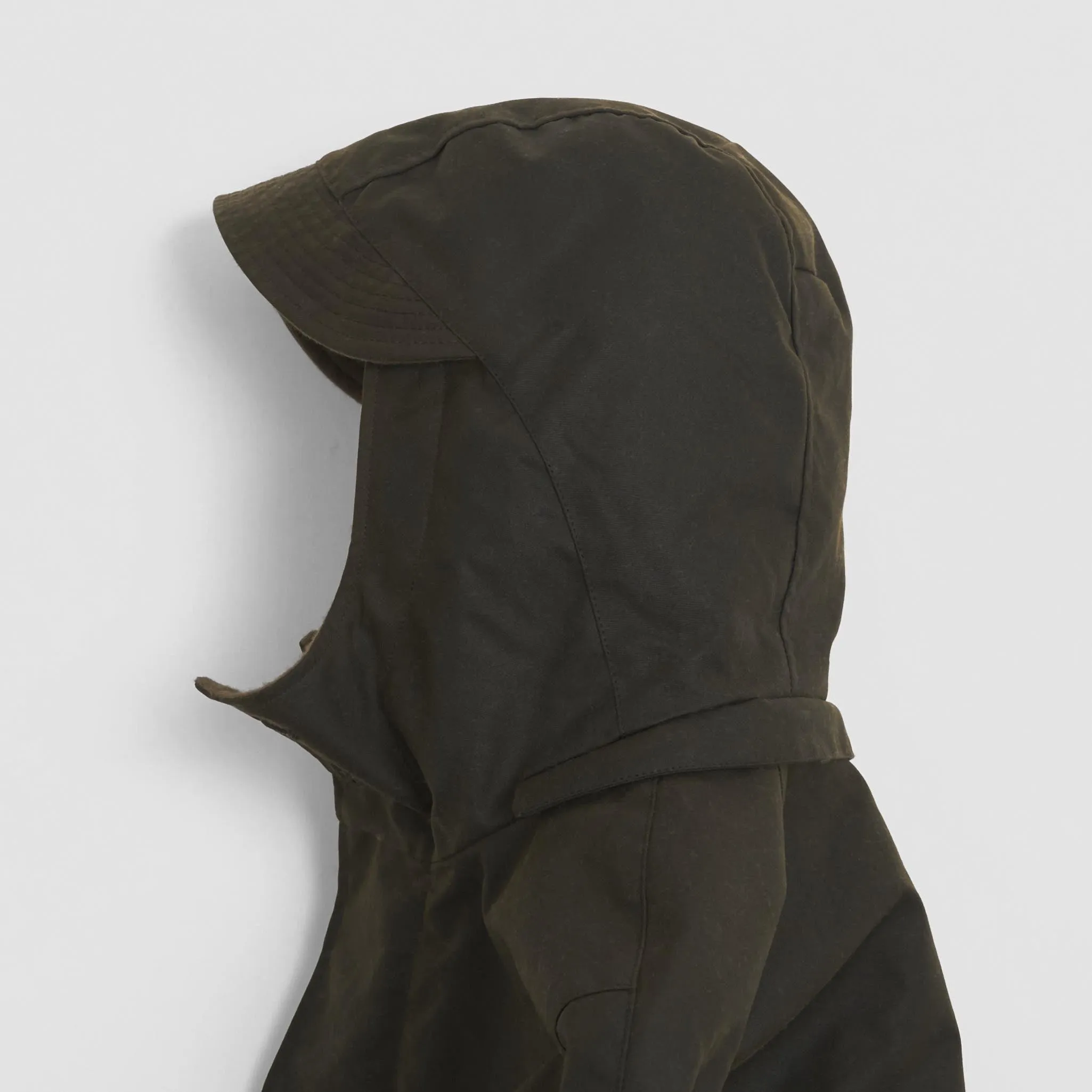 Baracuta Long Knott Waxed Cotton Parka