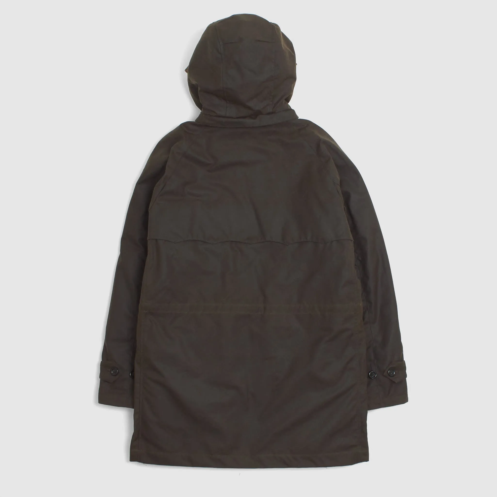 Baracuta Long Knott Waxed Cotton Parka