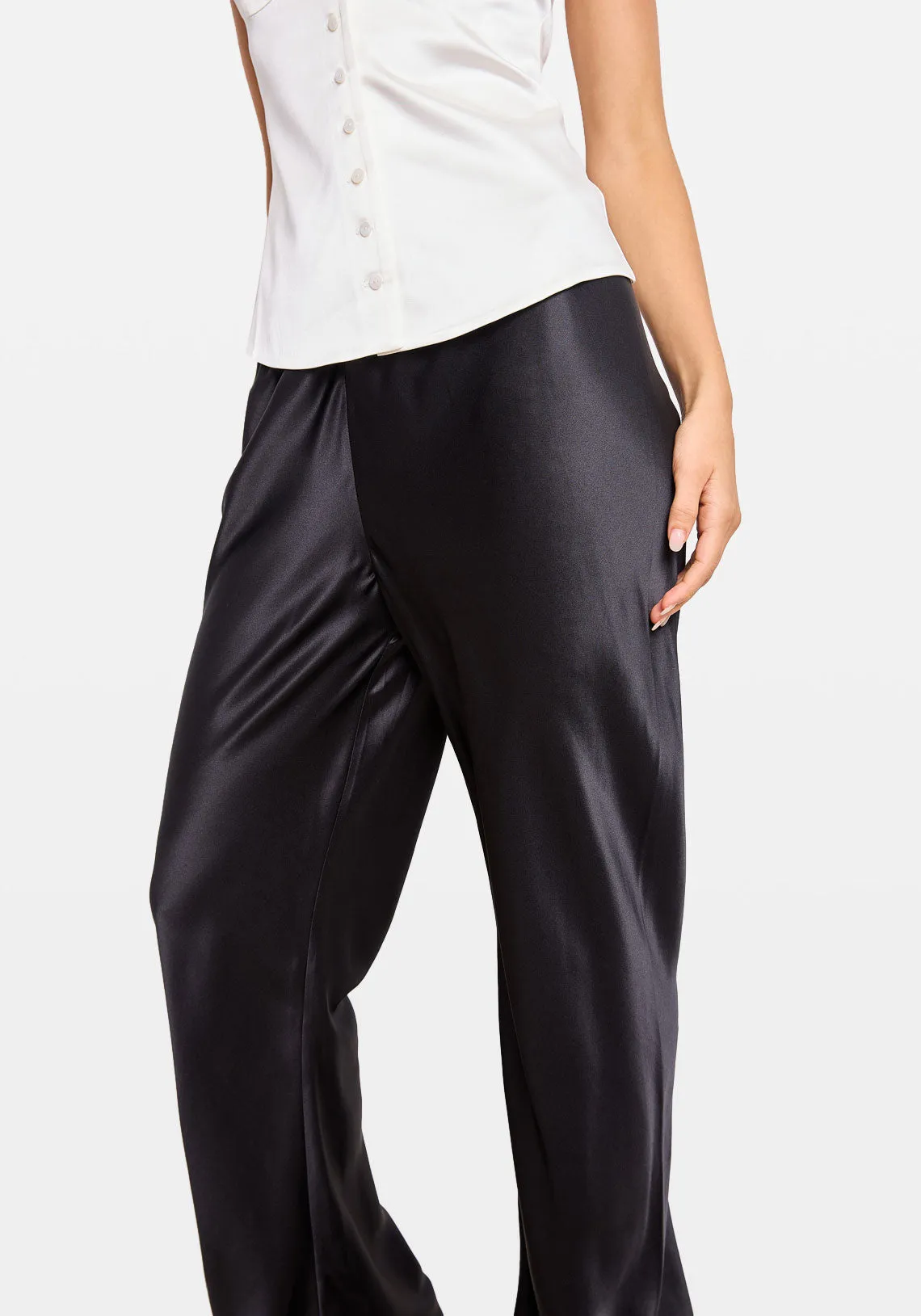 BIAS CUT PANT BLACK
