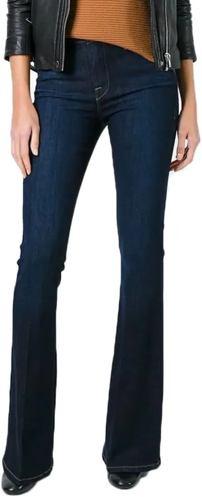 BISUAL Women's Black Bell Bottom Jeans for Women High Waisted Flare Jeans Womens Ripped Stretchy Bell Bottoms Pants
