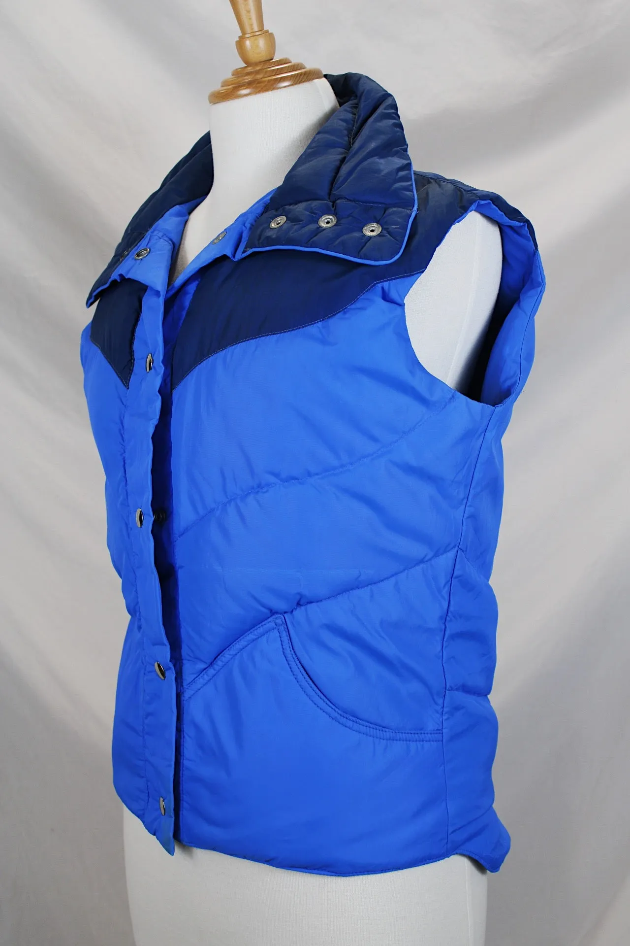 Blue Puffy Vest