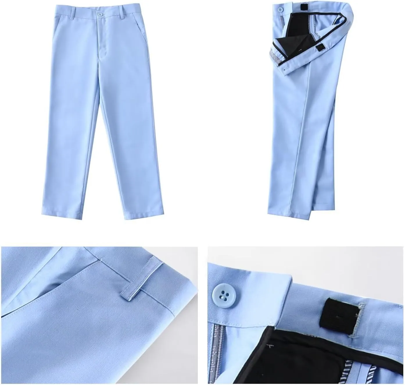 Boys Suits Kids Formal Dress Suit Vest and Pant Set for Wedding