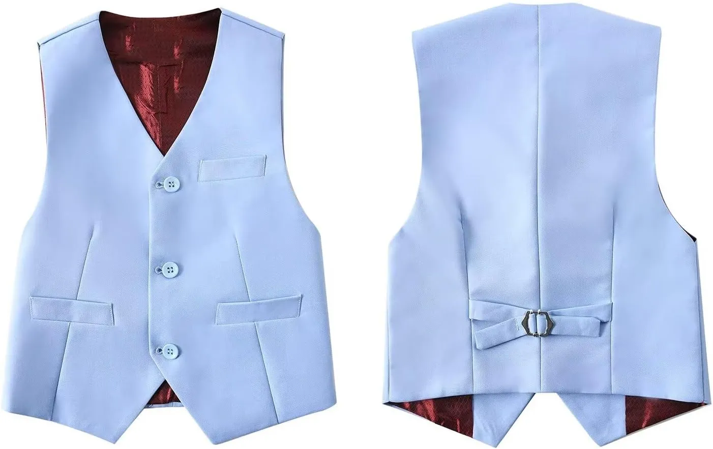 Boys Suits Kids Formal Dress Suit Vest and Pant Set for Wedding