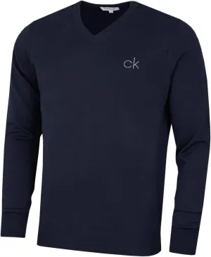 Calvin Klein Men's Merino Wool Blend V-Neck Sweater