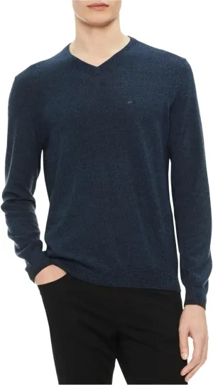 Calvin Klein Men's Merino Wool Blend V-Neck Sweater