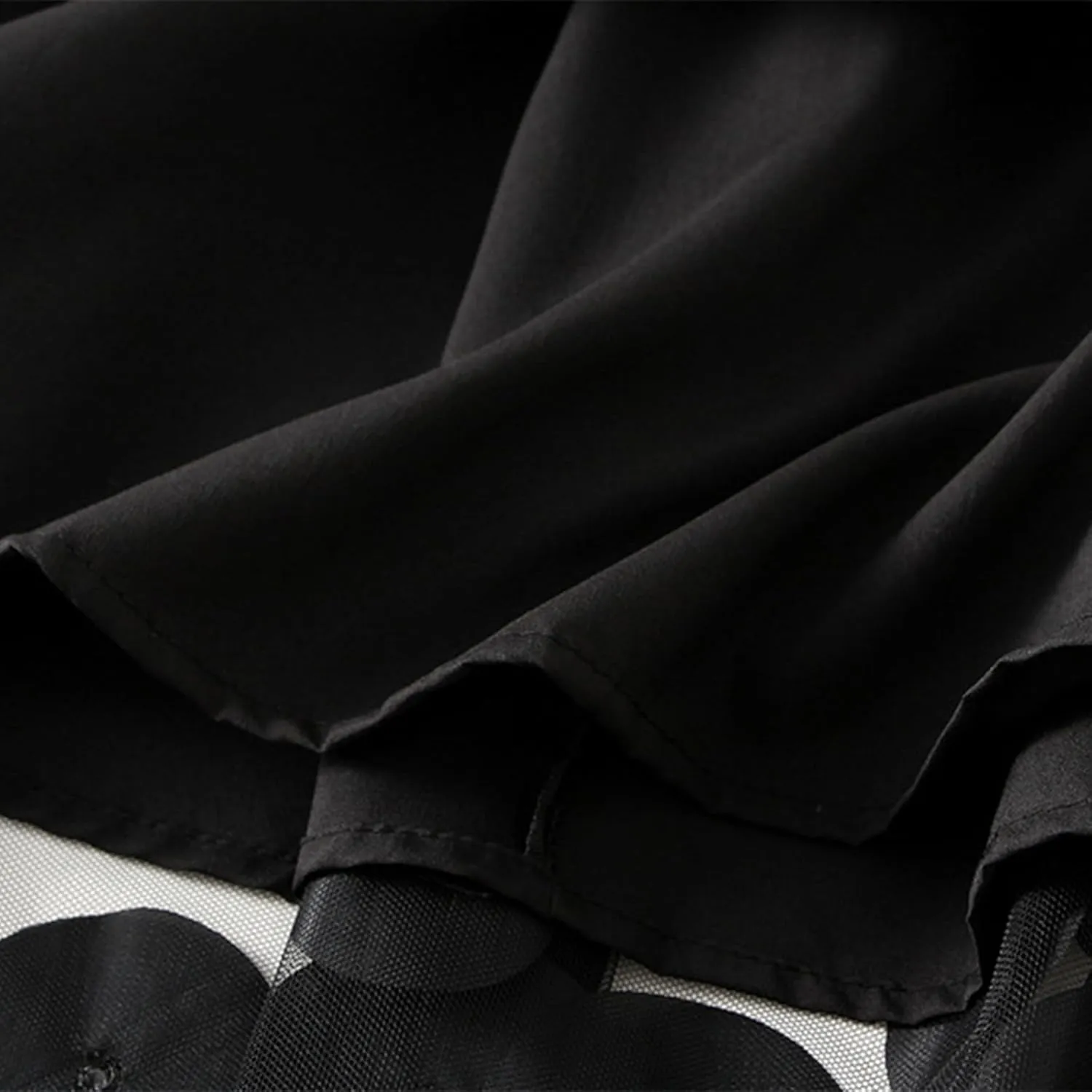 Casual Mesh Soft Skirts for Women Fashion Soft High Elastic Waist Skirt Comfy A-Line Solid Color Pleated Midi Skirts