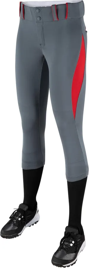 CHAMPRO Women's Surge Traditional Low-Rise Softball Pants