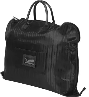Convertible Garment Bag with Shoulder Strap, Heavy Duty Hanging Garment Bags for Travel Suit Bag for Men Waterproof Oxford Fabric Suit Cover for Shirts Dresses Coats (Black)