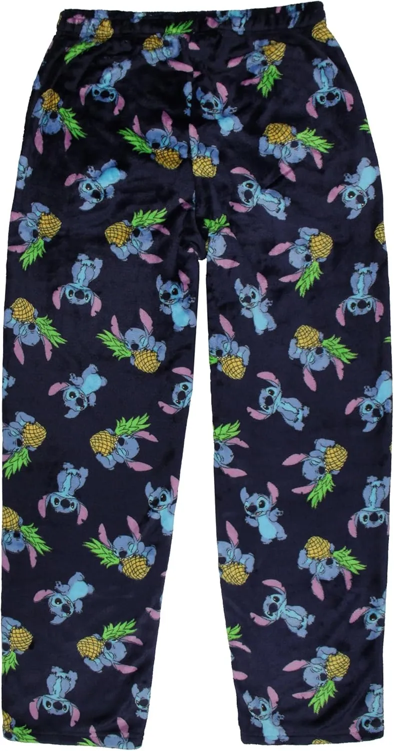 Disney Lilo and Stitch Pajama Pants Pineapple Women's Super Minky Lounge Pajama Pants