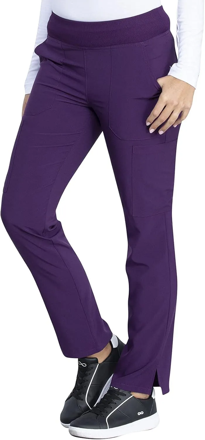 EDS Essentials Scrubs for Women, Yoga-Inspired Pull-On Pant with Four-Way Stretch and Moisture Wicking DK005