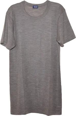 EGI  Luxury Merino Wool Blend Men's Short Sleeve T-Shirt. Proudly Made in Italy.
