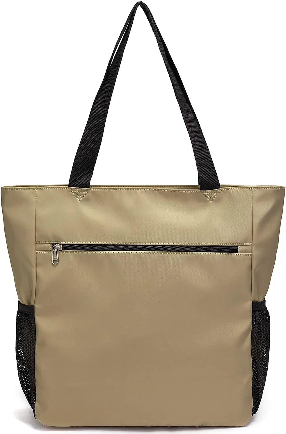 ETidy Large Capacity Foldable Tote Bag With Zipper Water-resistant SandproofWomen Beach Bag Handbag GymBag Travel ShoppingBag