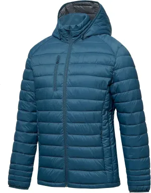 fit space Womens Puffer Jacket Down Synthesis Lightweight Hiking Jacket Winter Warm Coat Quilted Water Resistant Packable