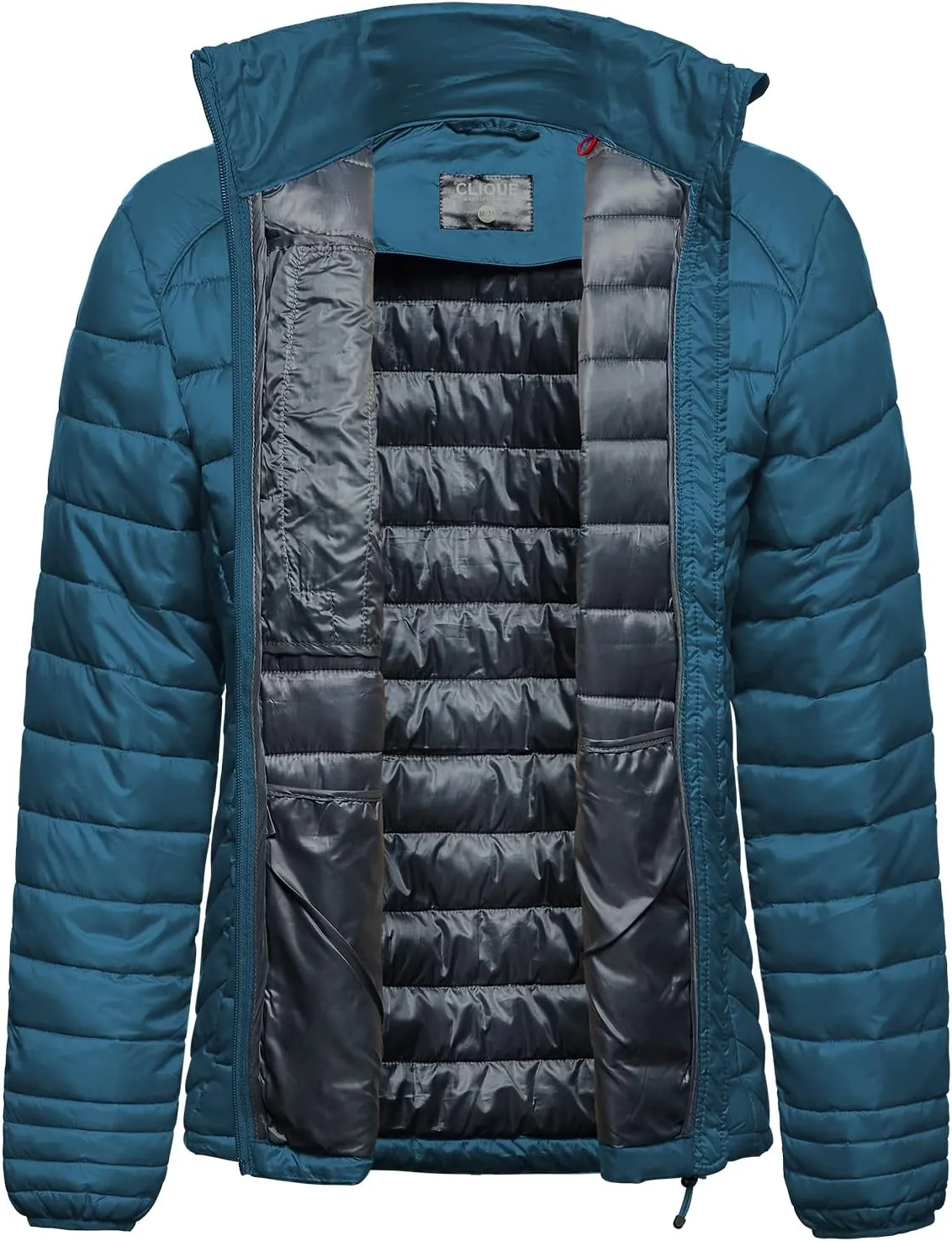 fit space Womens Puffer Jacket Down Synthesis Lightweight Hiking Jacket Winter Warm Coat Quilted Water Resistant Packable