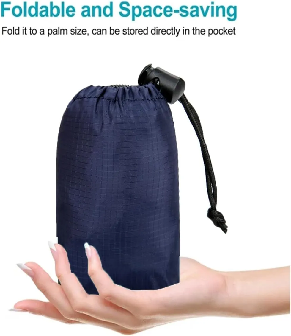 Foldable Backpack,20L Lightweight water-resistant Travel Hiking Backpack for Outdoor Sports Camping Daypack Bag (Dark blue)