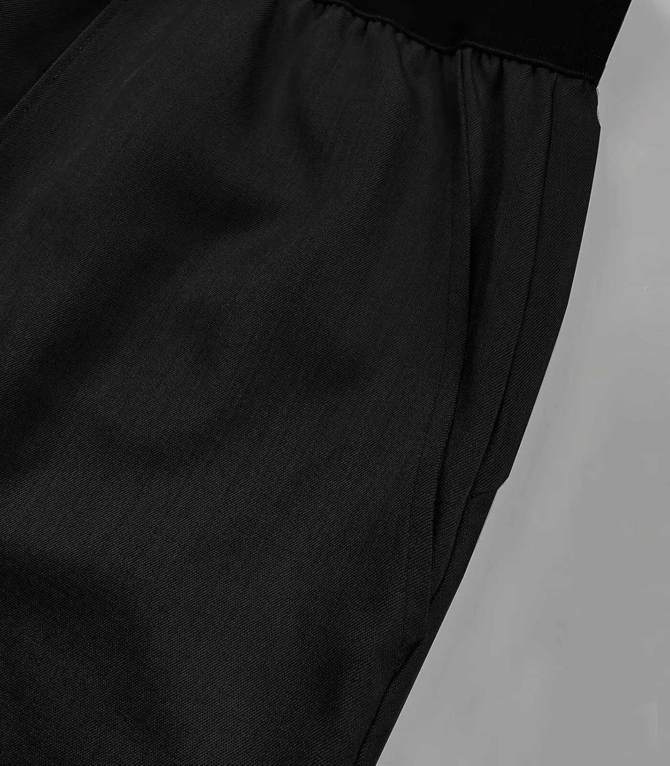 FTIMILD Men's Wide Leg Business Suit Pants Solid Loose Fit High Elastic Waisted Harem Trousers Lightweight Baggy Pants