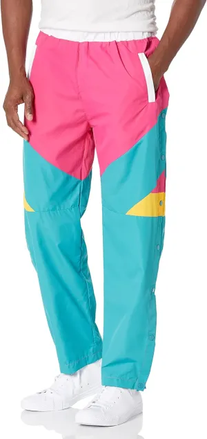 Funny Guy Mugs Tear Away Pull On Pants - Post-Surgery Snap Button Tearaway Elastic Waist Pants - Retro Windbreaker Pants