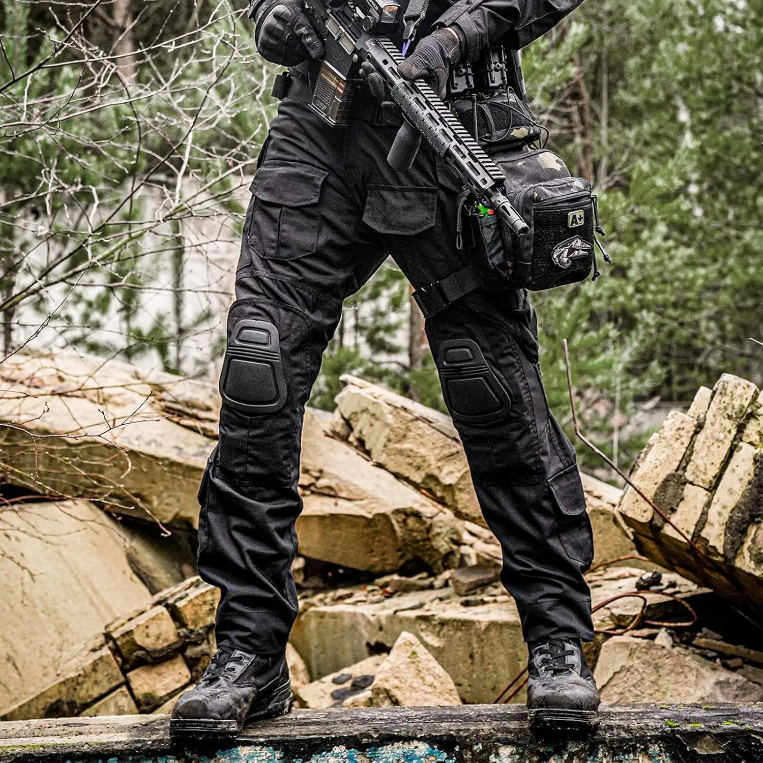 G3 Combat Pants with Knee Pads Tactical Military Trousers Hunting Camo Pants for Men Rip-Stop Airsoft Gear