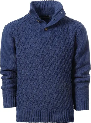 Gioberti Kids and Boys Mock Neck Pullover Knitted Sweater