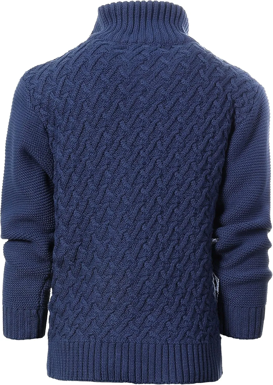 Gioberti Kids and Boys Mock Neck Pullover Knitted Sweater