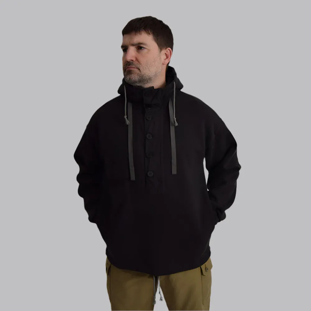 Gypsy & Sons Black Himalaya Sweatshirt Jacket