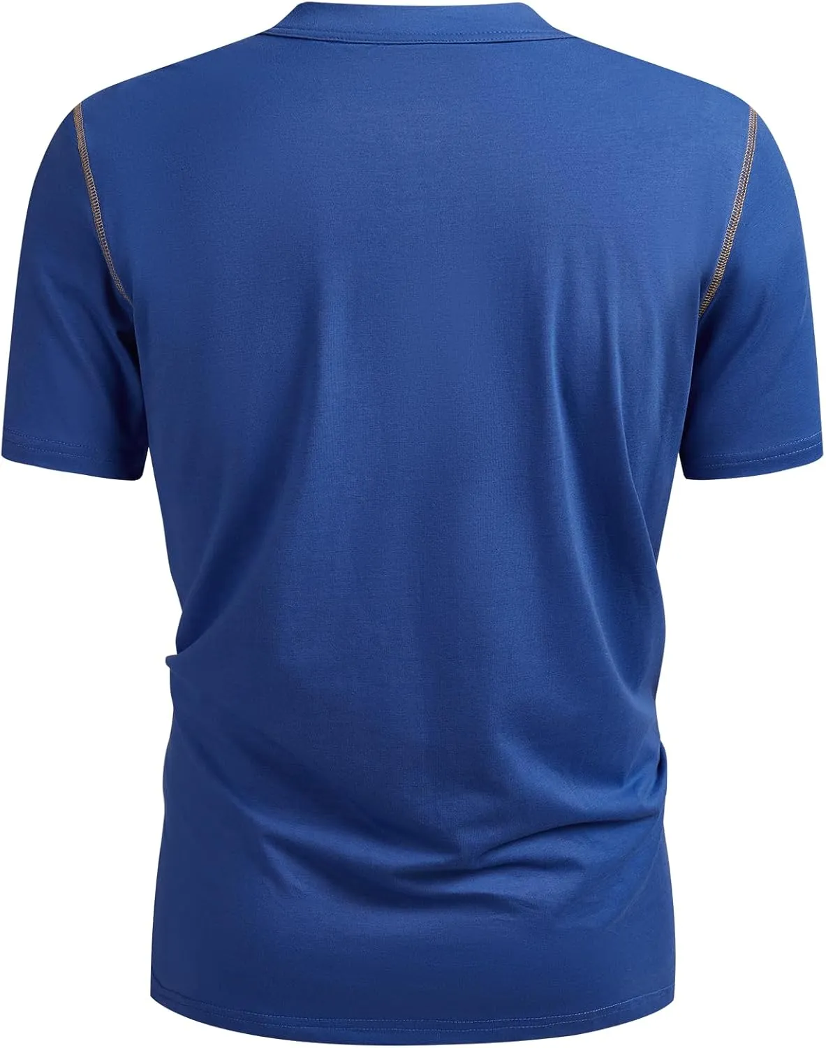Hardaddy Men's Short Sleeve Henley Shirts Casual Summer Lightweight Button Henley Solid T-Shirt Tops