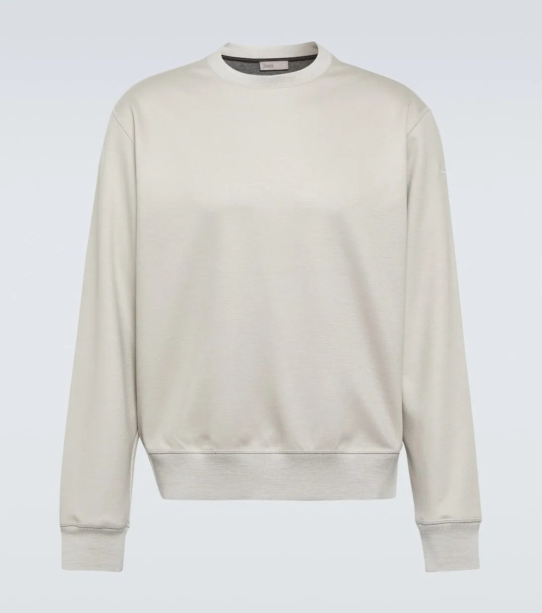 Herno wool blend sweatshirt, neutral