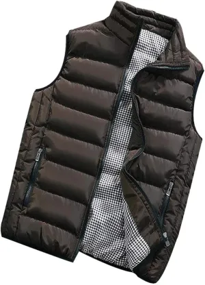 HGOOGY Men's Muscle Shirt Men Autumn Winter Coat Padded Cotton Vest Warm Hooded Thick Vest Tops Jacket 8xlt