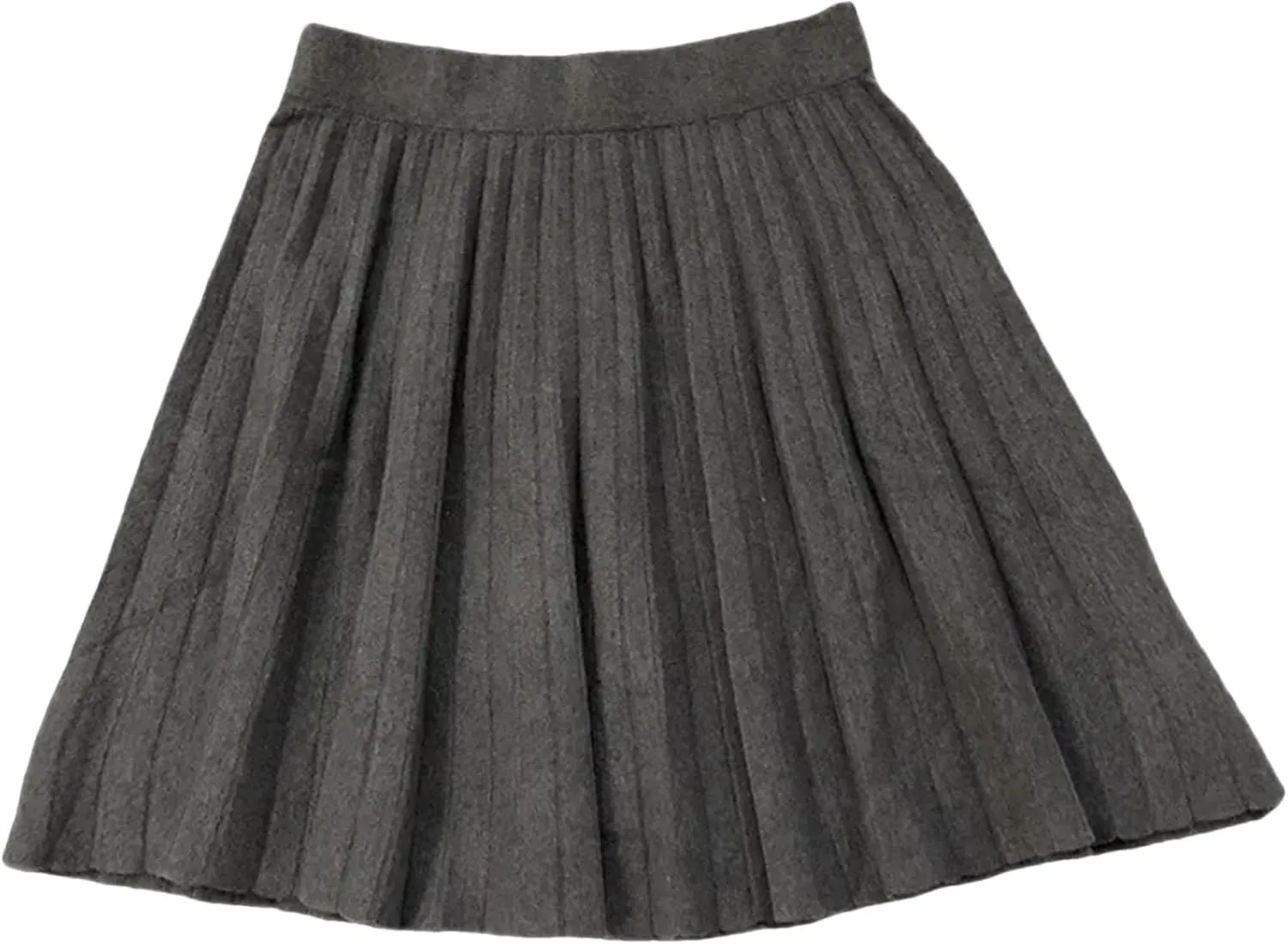 Hgvcfcv Women Pleated Skirts High-Waisted Solid Knit Mini Dress Slim Fit Wool Knit Skirts
