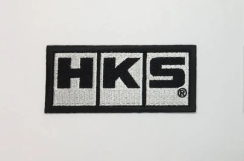 HKS PATCH HKS W105 BLACK & WHITE