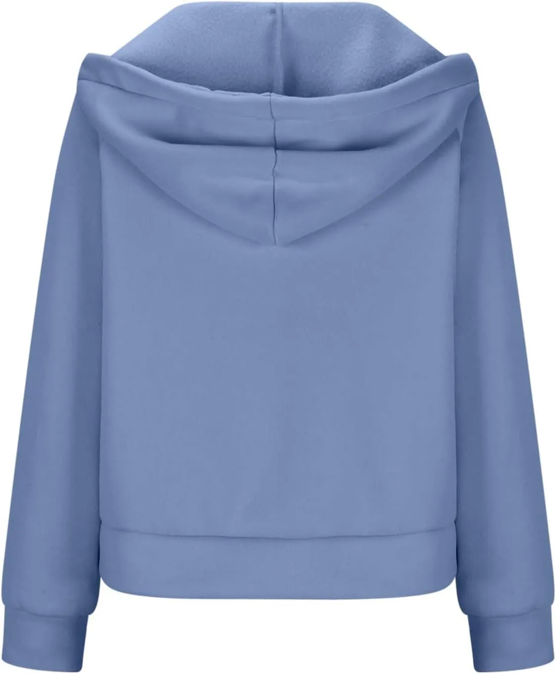 Hoodies for Teen Girls Half Zip Crop Sweatshirt Drawstring Pullover Going Out Cute Fashion Dating Shirts Thumb Hole