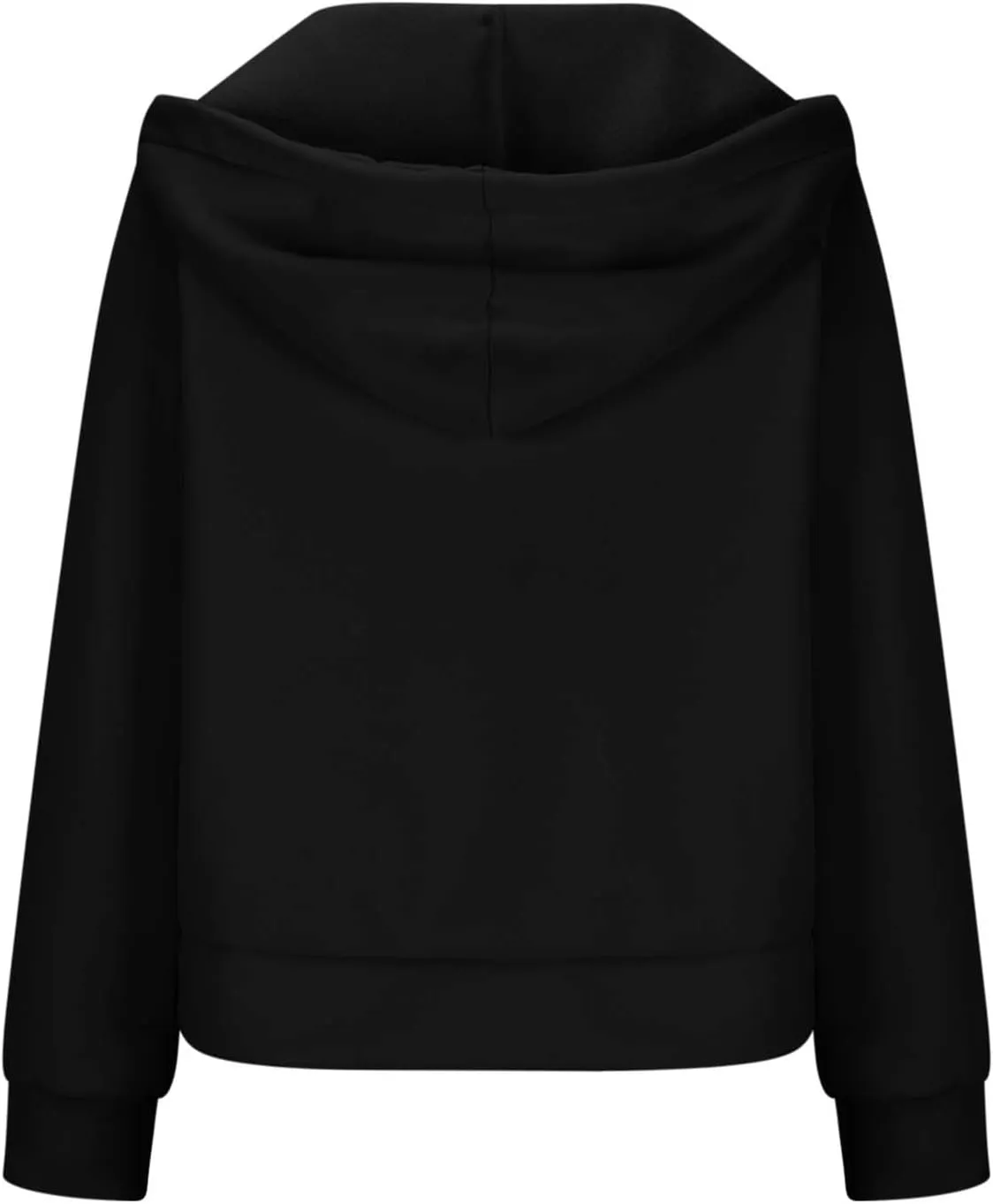 Hoodies for Teen Girls Half Zip Crop Sweatshirt Drawstring Pullover Going Out Cute Fashion Dating Shirts Thumb Hole