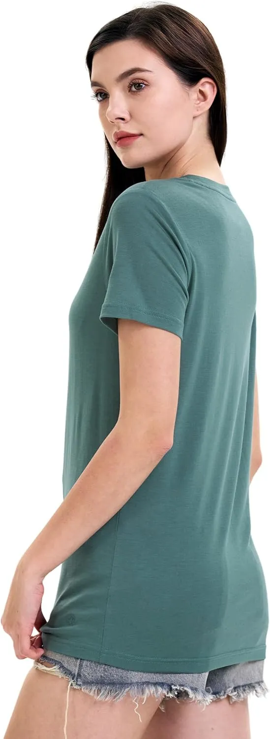 Iguana Womens Merino Wool & Tencel Base Layer Lightweight Wicking T-Shirt Short Sleeve Tee for Hiking