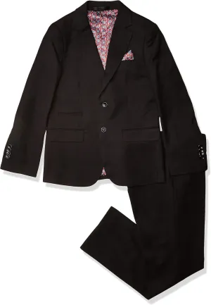 Isaac Mizrahi Boys 2-Piece Slim Cut Wool Blend Suit-Husky Sizes