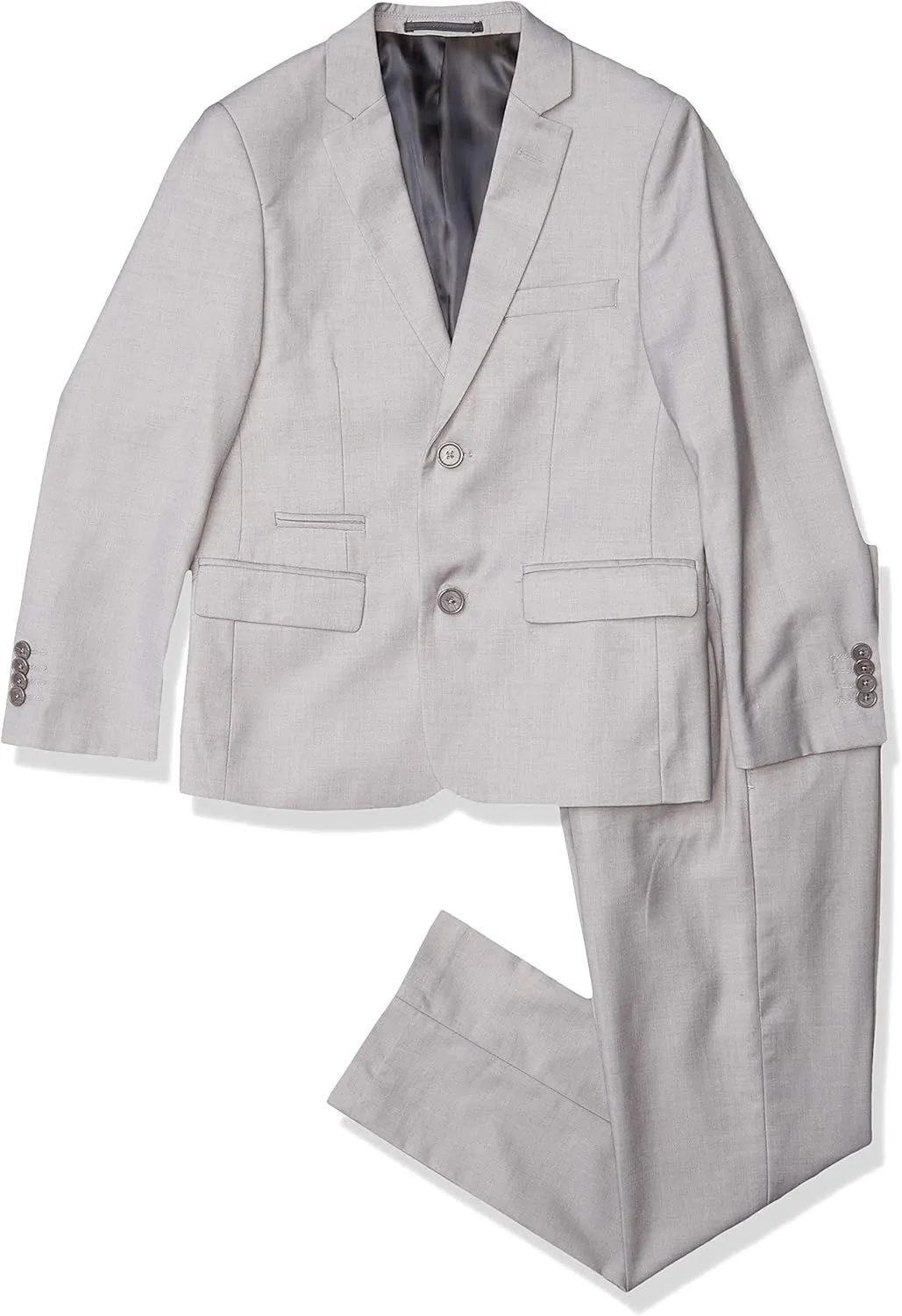 Isaac Mizrahi Boys 2-Piece Slim Cut Wool Blend Suit-Husky Sizes