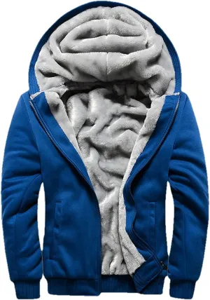 JiangWu Womens Fashion Fleece Sherpa Lined Hooded Coat Winter Thicken Warm Jacket