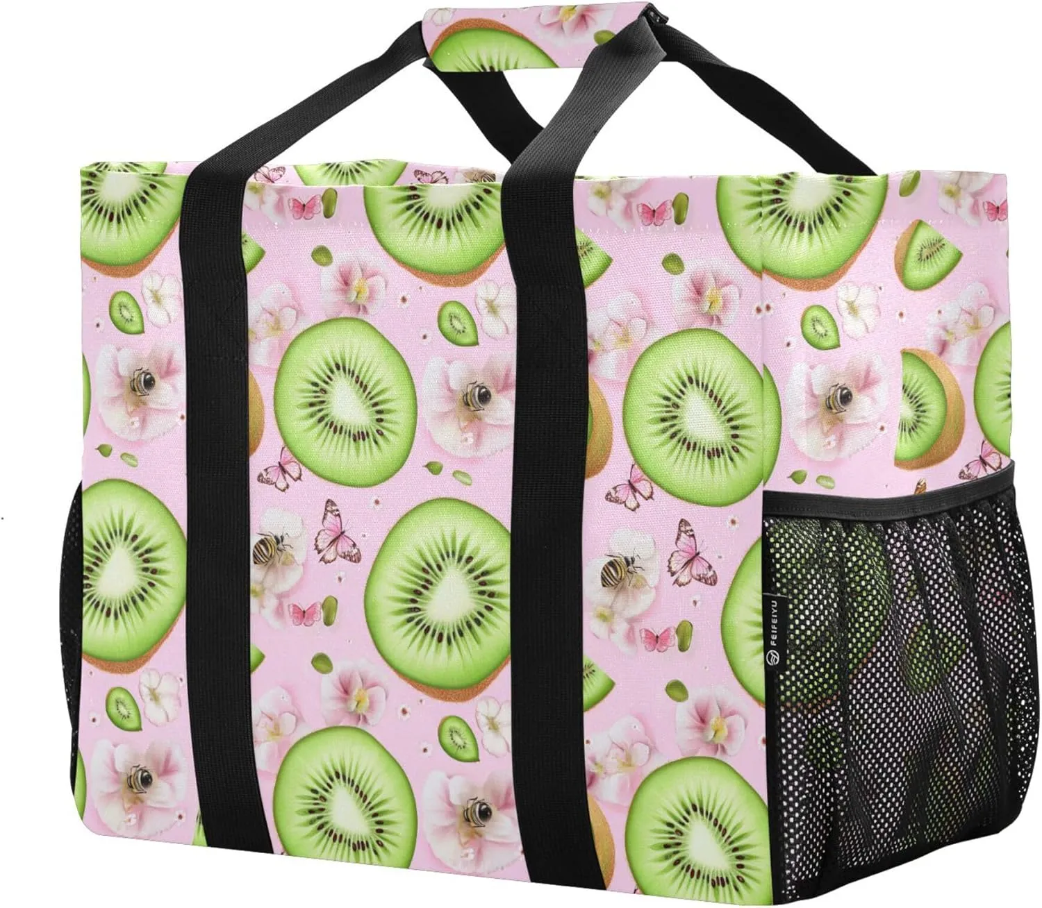 KLL Large Utility Tote Bag Canvas Collapsable Water Resistant Cars Tote Bag
