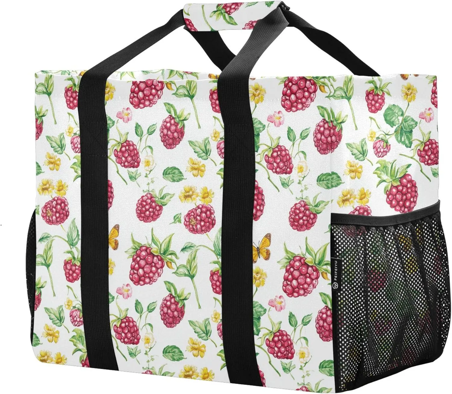 KLL Large Utility Tote Bag Canvas Collapsable Water Resistant Cars Tote Bag