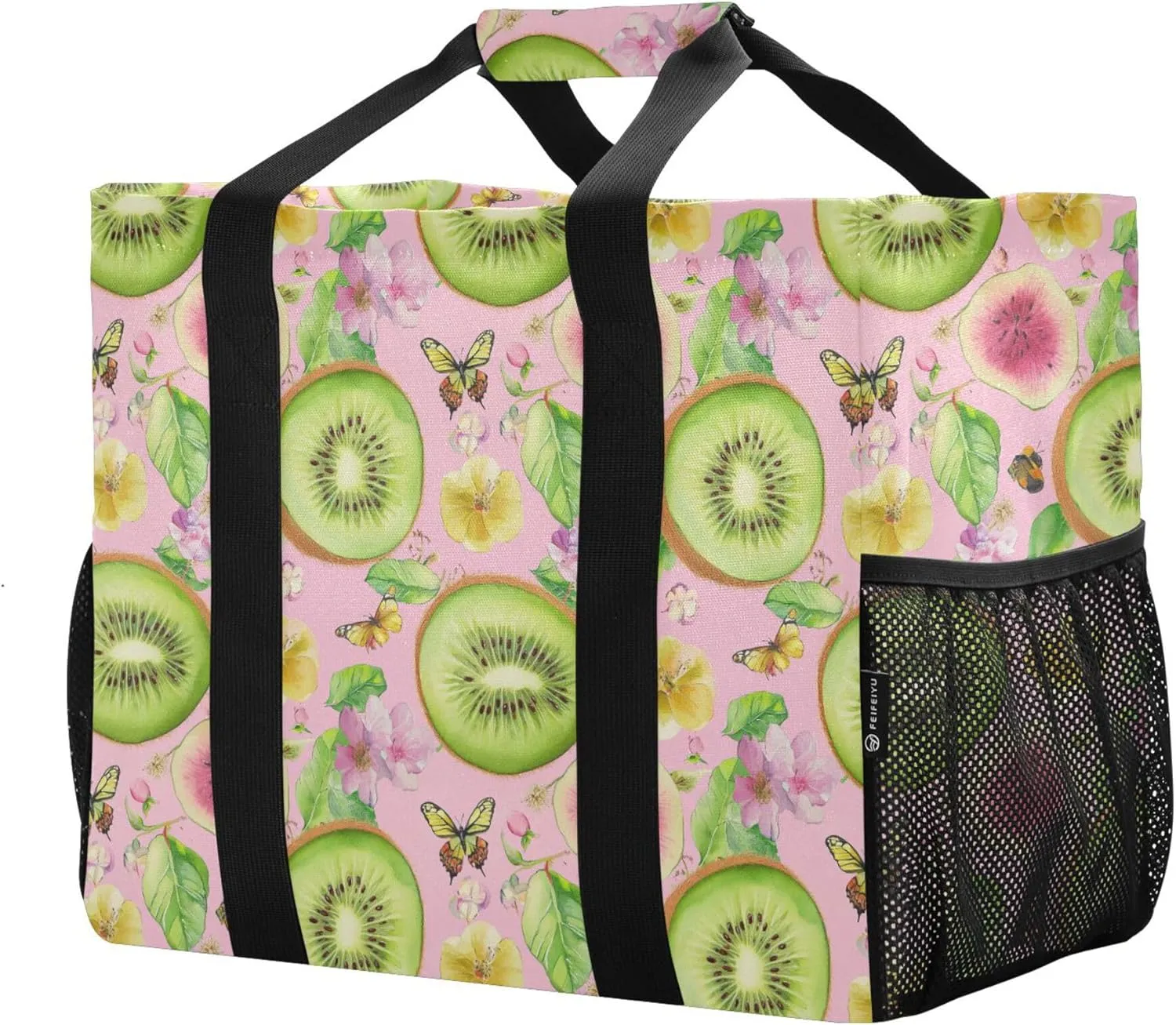 KLL Large Utility Tote Bag Canvas Collapsable Water Resistant Cars Tote Bag