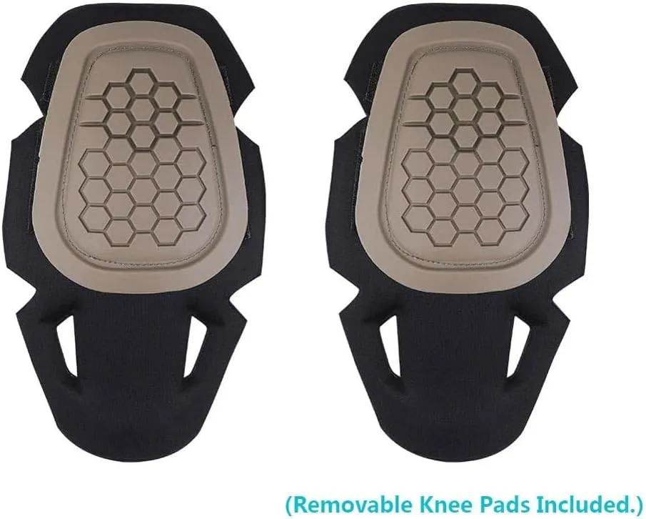 KRYDEX K4 Combat Pants with Knee Pads Ripstop Como Cargo Pants for Men