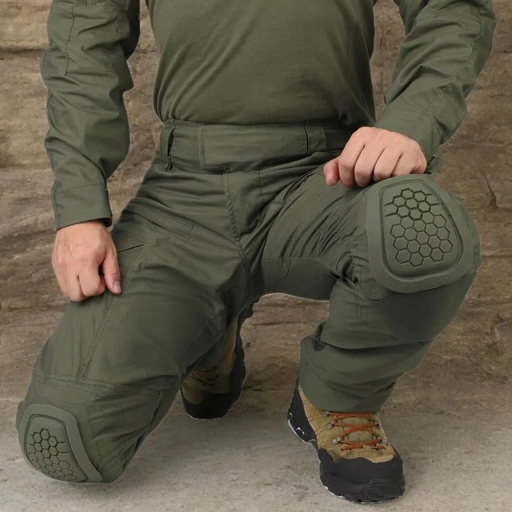 KRYDEX K4 Combat Pants with Knee Pads Ripstop Como Cargo Pants for Men