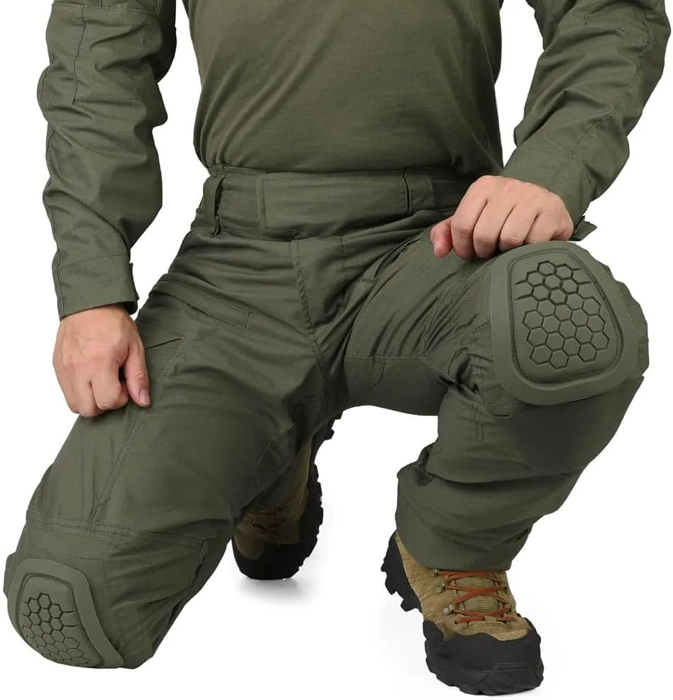 KRYDEX K4 Combat Pants with Knee Pads Ripstop Como Cargo Pants for Men