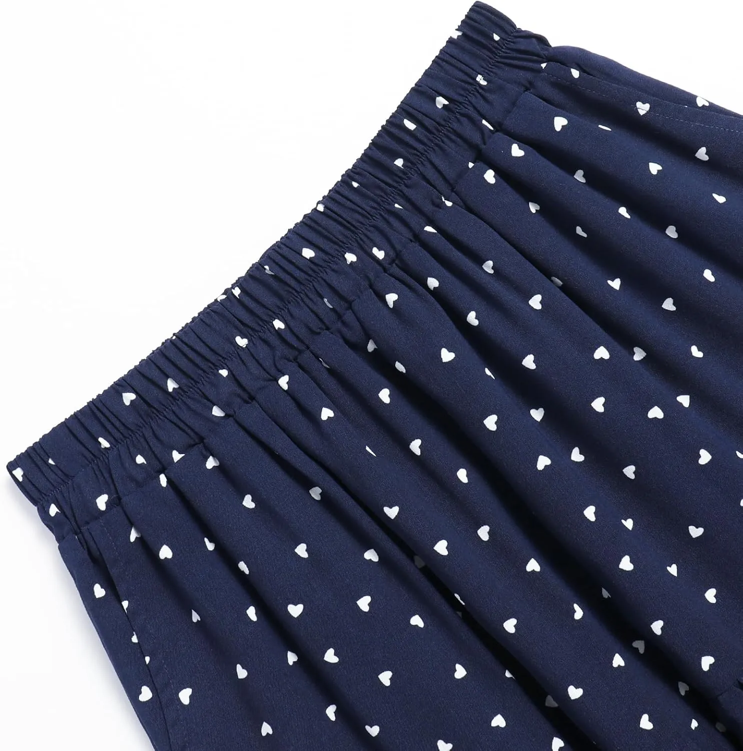 Ladies' Elastic Waist Skirt A Casual Pleated Skirt with Pockets in Spring Summer Autumn and Winter