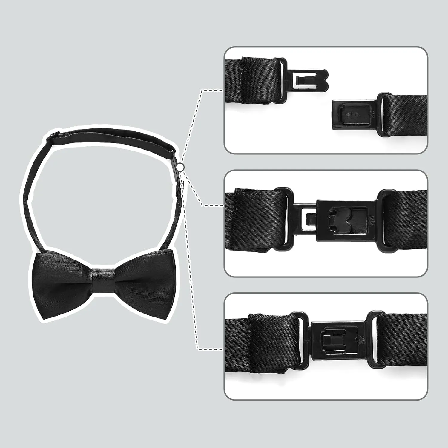 Lamgool Boys Velvet Suit Set Slim Fit Tuxedo Kids Formal Outfit 4 Piece with Blazer Jacket Shirt Pant Bow Tie for Wedding